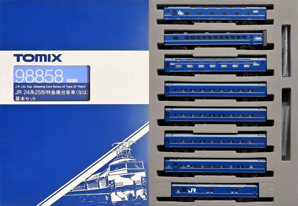 鉄道模型 1 150 24系25形特急寝台客車 なは 基本セット 8両 98858