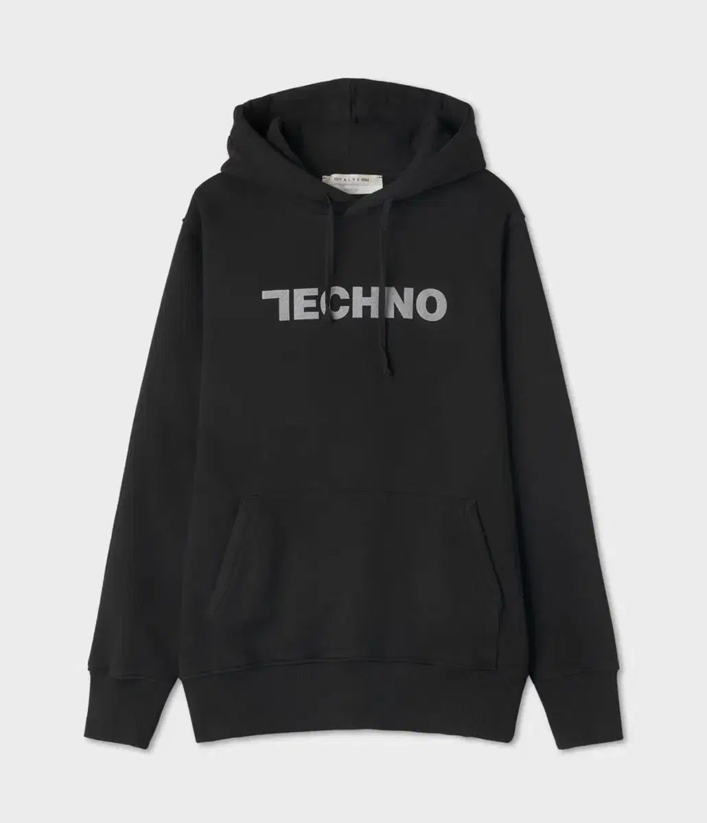 1017 ALYX 9 SM テクノ フーディー Tシャツ ブラック