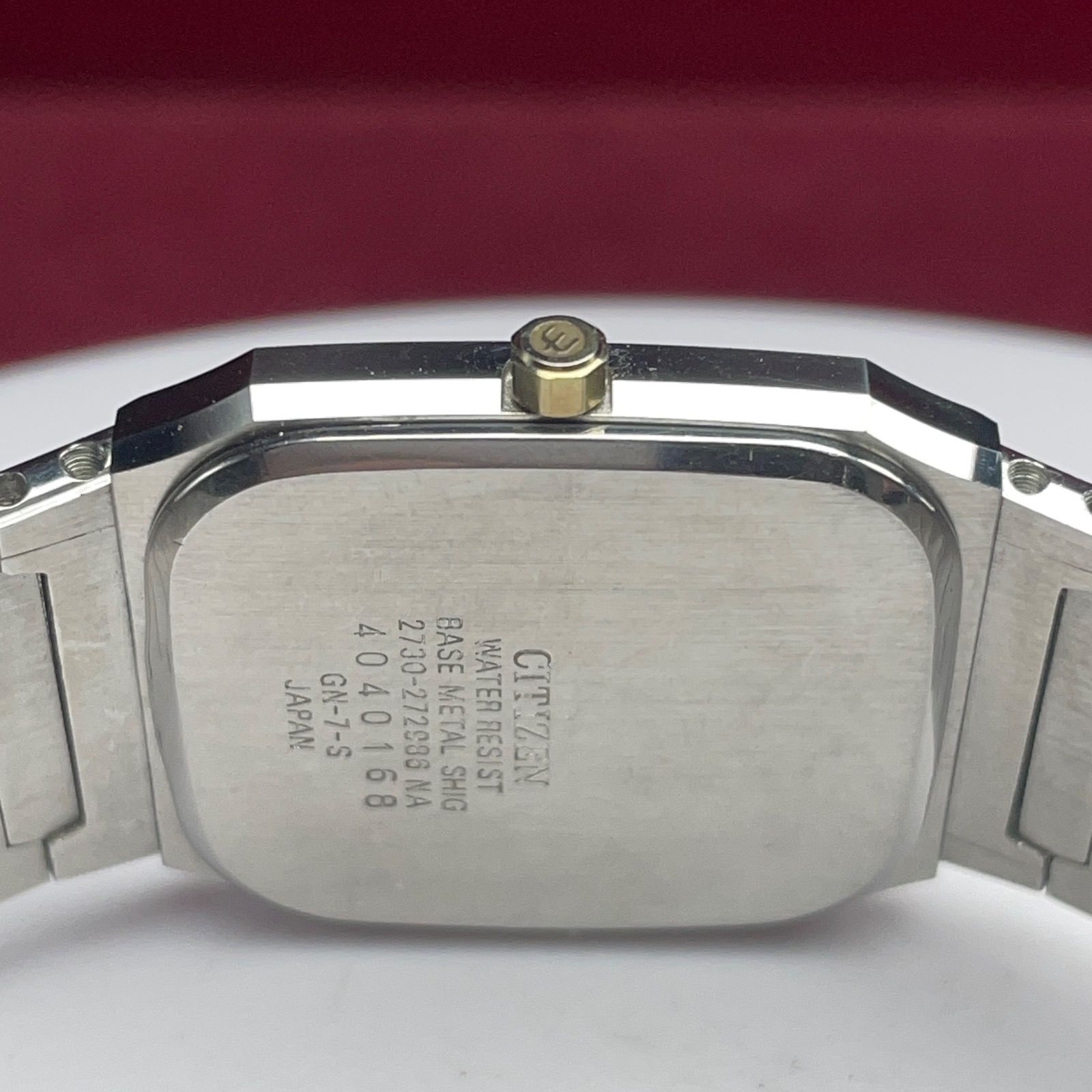 ☆OH済 80s CITIZEN EXCEED QZ 電池交換済 純正SSブレス ヴィンテージ