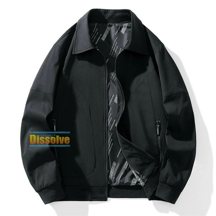 ブルゾン 無地 メンズ 春 ジャンパー スイングトップ ジャケット 薄手