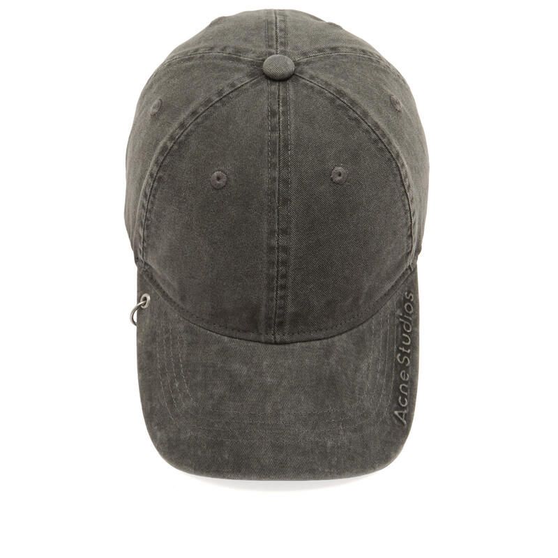 アクネ ストゥディオズ レディース アクセサリー 帽子 キャップ Acne Studios Carliy Heart Pendant Cap Faded Black ブラック