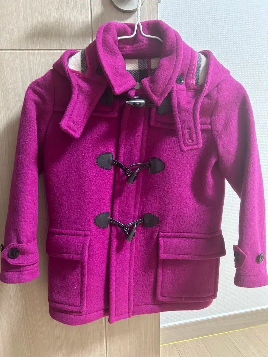 希少/美品 ピンク/BURBERRY children/ダッフルコート 12Y 【公式通販】