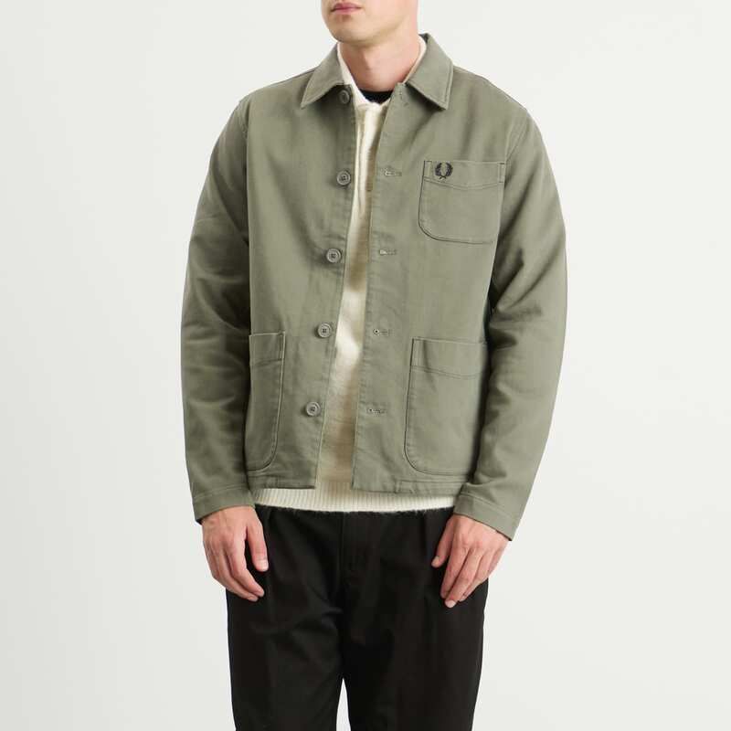 フレッドペリー メンズ トップス シャツ コーデュロイ Fred Perry Bedford Corduroy Overshirt Lrl Wrth Green グリーン