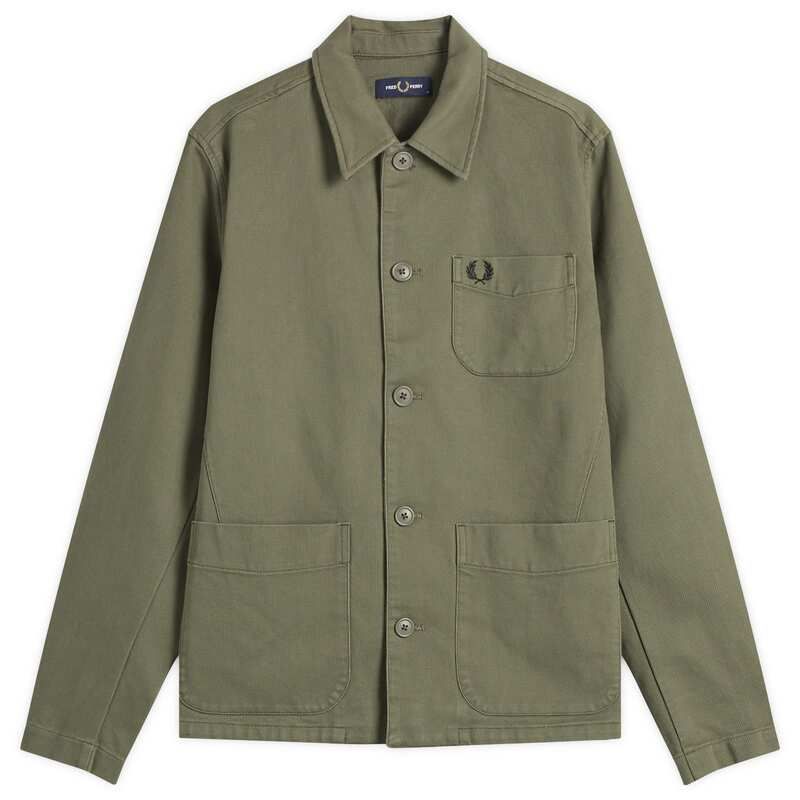 フレッドペリー メンズ トップス シャツ コーデュロイ Fred Perry Bedford Corduroy Overshirt Lrl Wrth Green グリーン