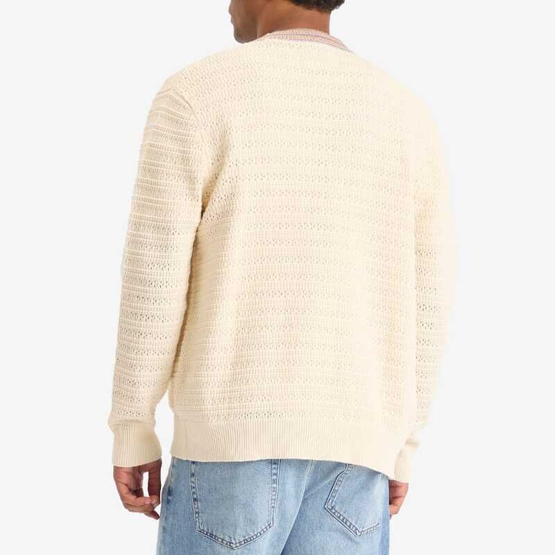  NN 07 メンズ アウター カーディガン ニット Josh Textured Knit Cardigan Ivory アイボリー その他 研磨機