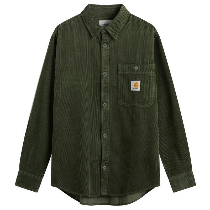 カーハート メンズ トップス シャツ コーデュロイ Carhartt WIP Corduroy Flint Shirt Opuntia