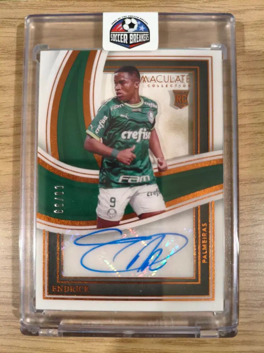 Panini Immaculate Endrick サイン入り ルーキー オート サッカー