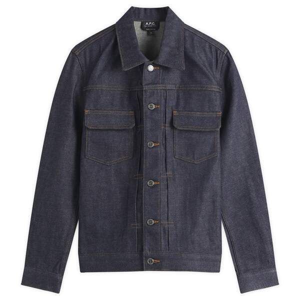 アーペーセー メンズ アウター ジャケット ブルゾン APC Work Jean Jacket Indigo インディゴ