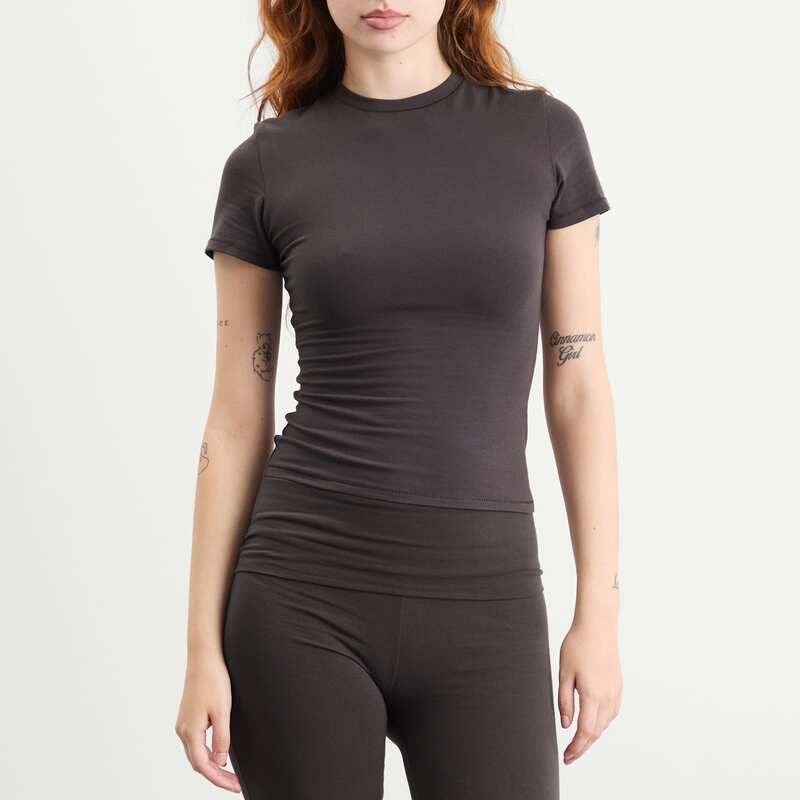 スキムズ レディース トップス Tシャツ コットン ジャージー SKIMS Cotton Jersey TShirt Iron