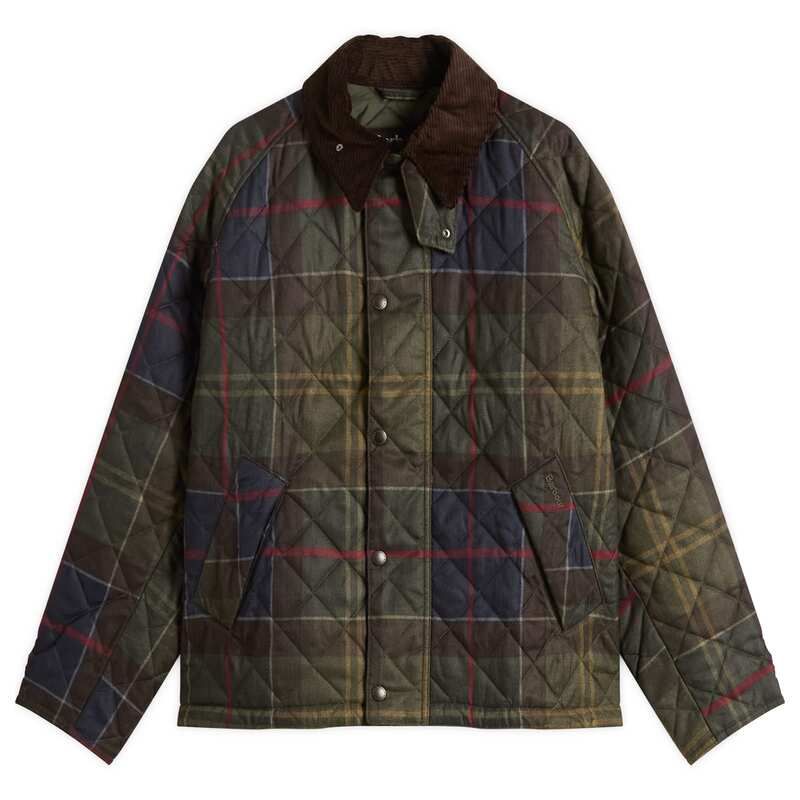 バブアー メンズ アウター ジャケット ブルゾン キルティング Barbour Tartan Transport Quilted Jacket Classic