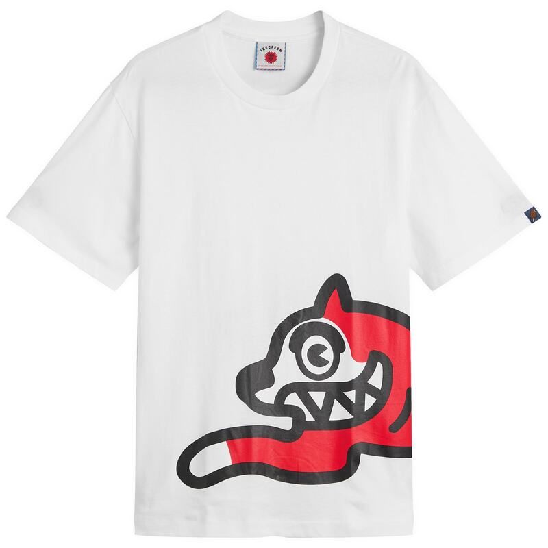 アイスクリーム メンズ トップス Tシャツ ICECREAM Jumbo Running Dog TShirt White ホワイト