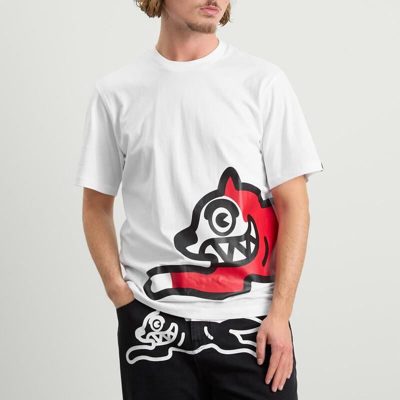アイスクリーム メンズ トップス Tシャツ ICECREAM Jumbo Running Dog TShirt White ホワイト