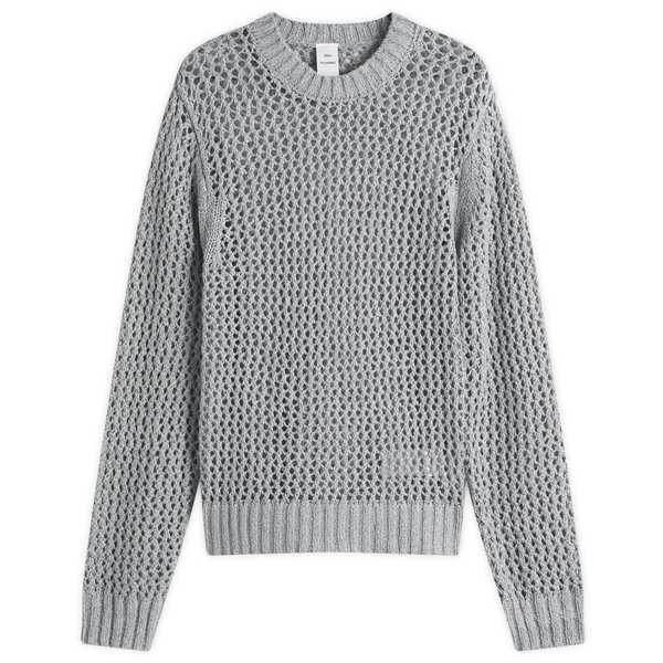 ウォンハンドレッド メンズ アウター ニット セーター クルーネック Won Hundred Ryder Crew Neck Jumper Grey グレー
