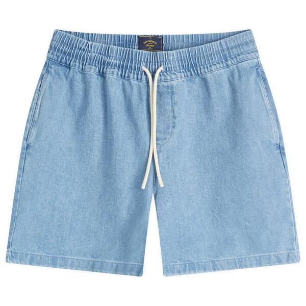 ポーチュギースフランネル メンズ ボトムス ハーフパンツ ショーツ ショートパンツ デニム Portuguese Flannel Denim Shorts Blue ブルー