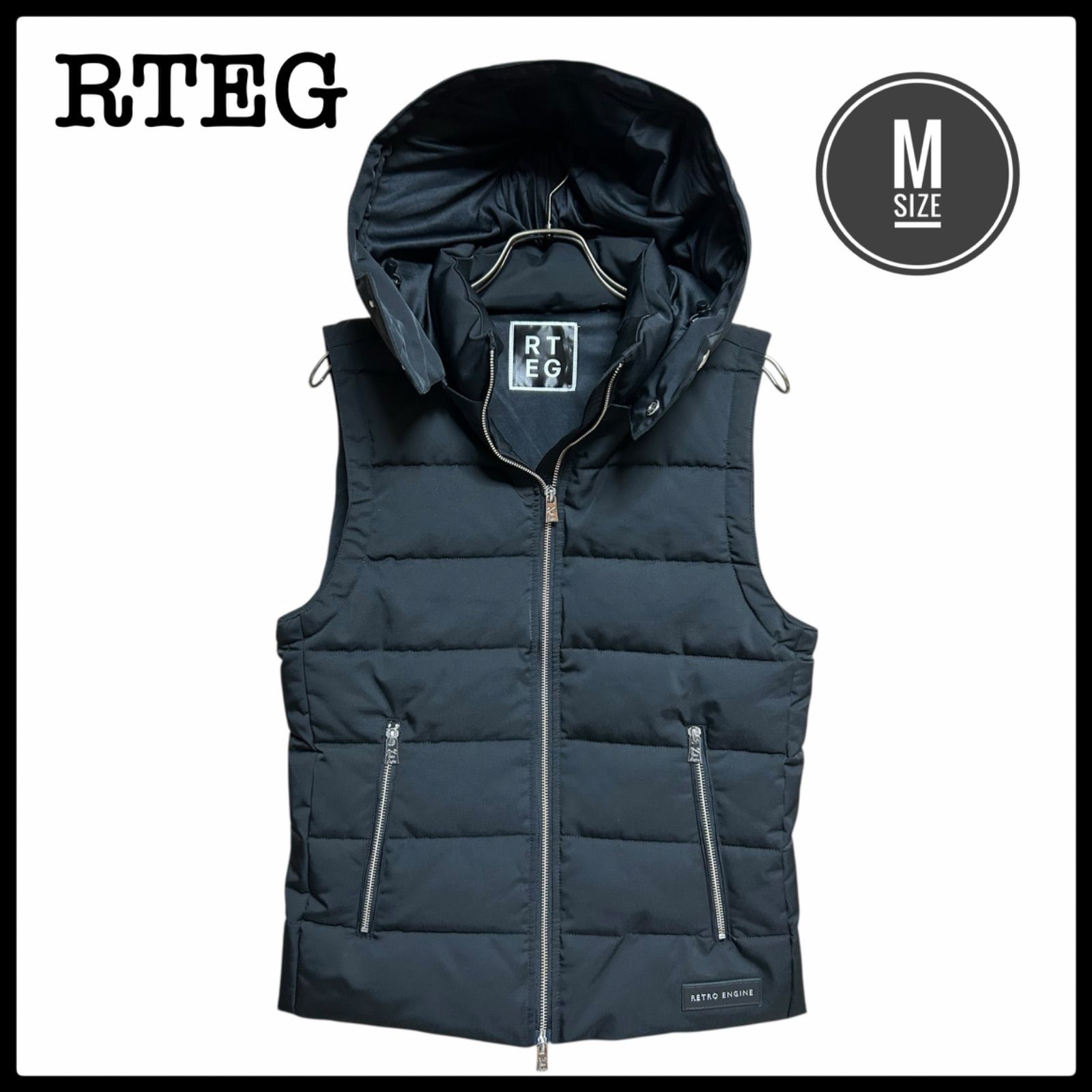 RTEG レトロエンジン 3 Mシンサレート フェザーレス 高機能 中綿ベスト adamsJUGGLER アダムスジャグラー