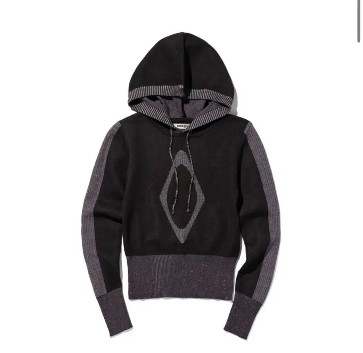 ミスチーフ 롬버스 ニット ブラック m