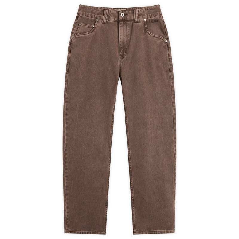 ダイム メンズ ボトムス カジュアルパンツ デニム Dime Straight Denim Pants Brown Washed ブラウン