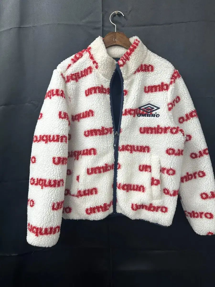 アンブロ グラフィック リバーシブル フリース ジップアップ ジャケット ソ