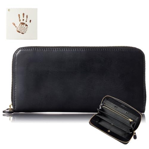 VOICE イタリア 社製 牛革 OSAKA LUX メンズ 長財布 技あり 使いやすい カード 縦型収納 取り出しやすい 大型小銭入 プレゼント ギフト箱入り Nero ブラック 2 ebfd 47 b