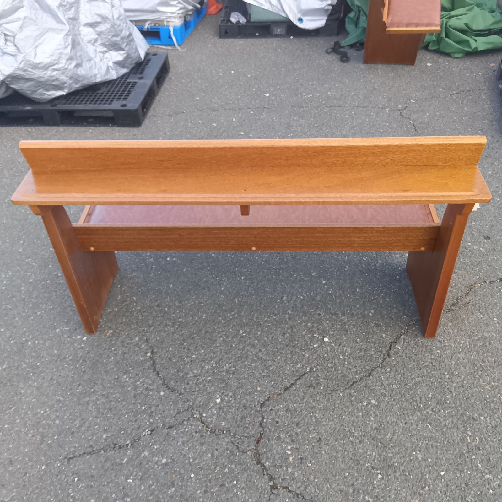 引取限定 チャーチベンチ 教会 長椅子 木製 レトロ カフェ 什器