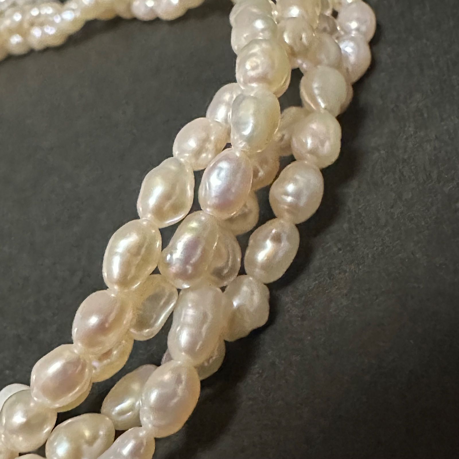 極美品 タサキ TASAKI 田崎 田崎真珠 ネックレス 淡水パール2連