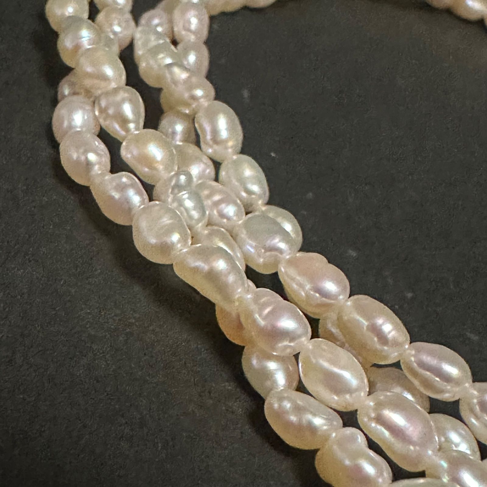 極美品 タサキ TASAKI 田崎 田崎真珠 ネックレス 淡水パール2連
