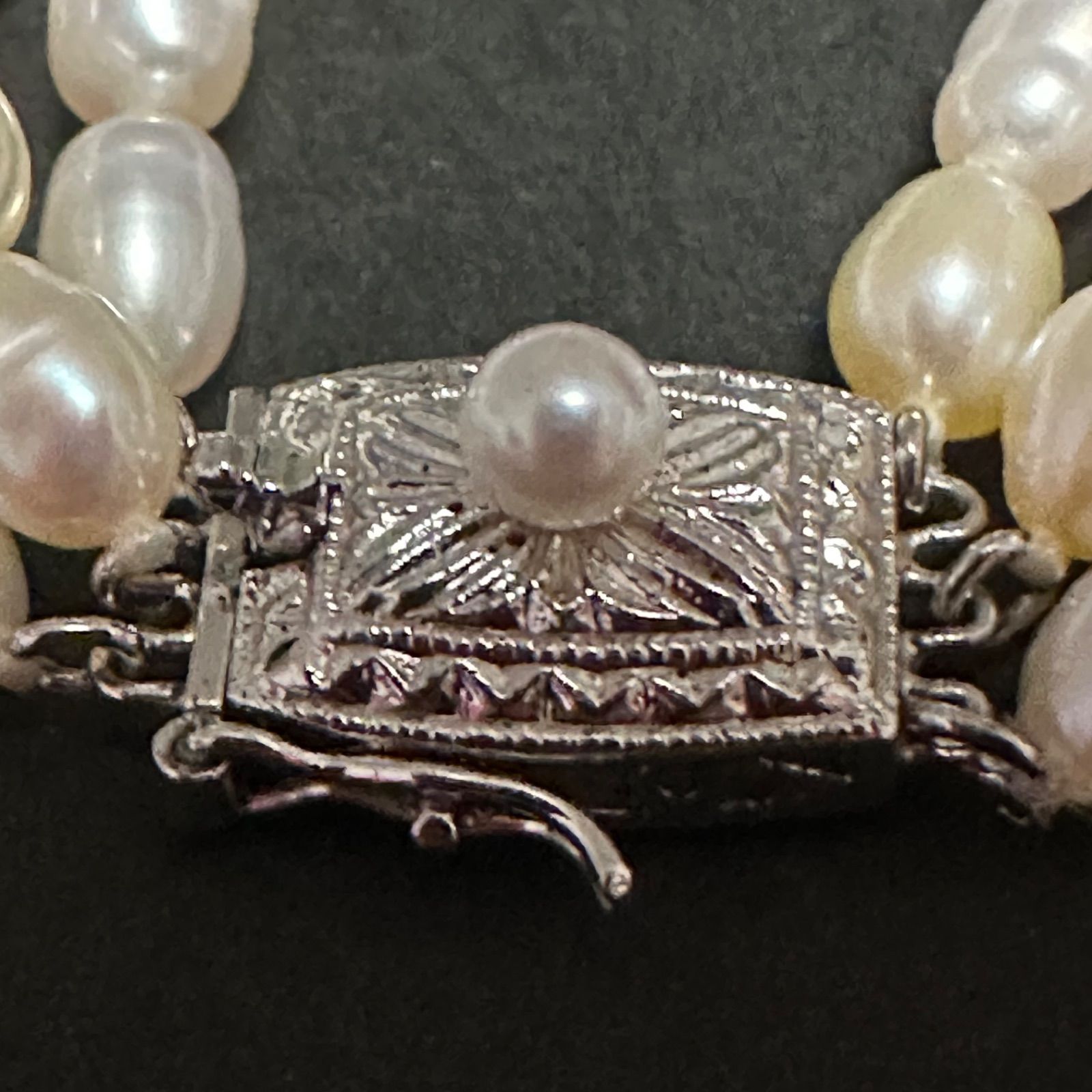 極美品 タサキ TASAKI 田崎 田崎真珠 ネックレス 淡水パール3連 