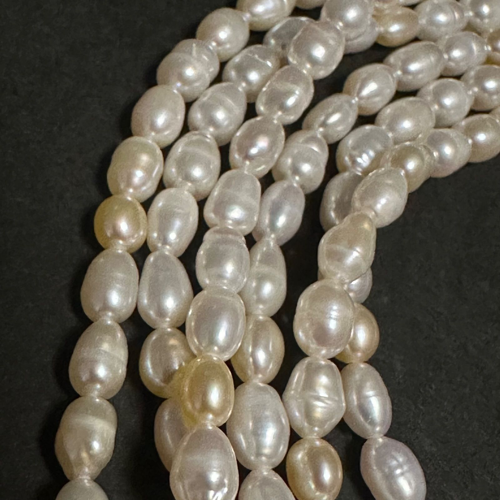 極美品 タサキ TASAKI 田崎 田崎真珠 ネックレス 淡水パール3連