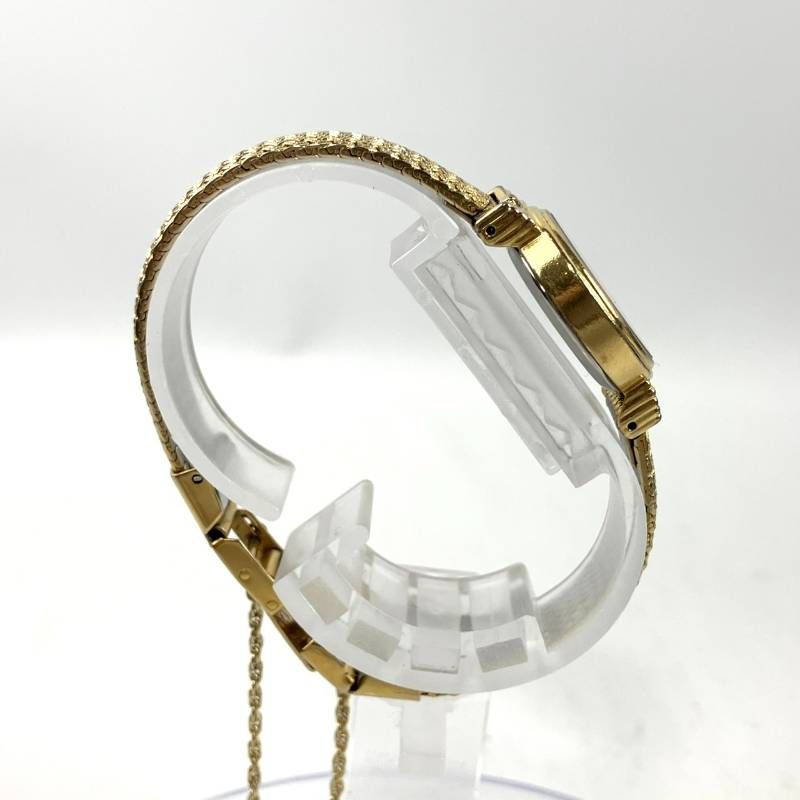 稼働品 新品電池交換済み ORIENT オリエント 腕時計 リボン ストーン