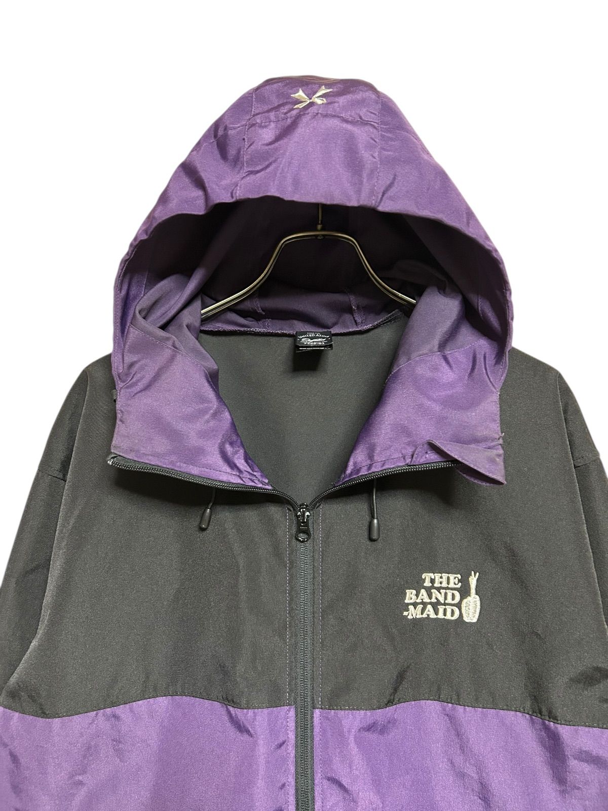 BAND-MAID　マウンテンパーカー 希少品 BAND-MAID バンドメイド マウンテン パーカー 紫 黒 オーバー