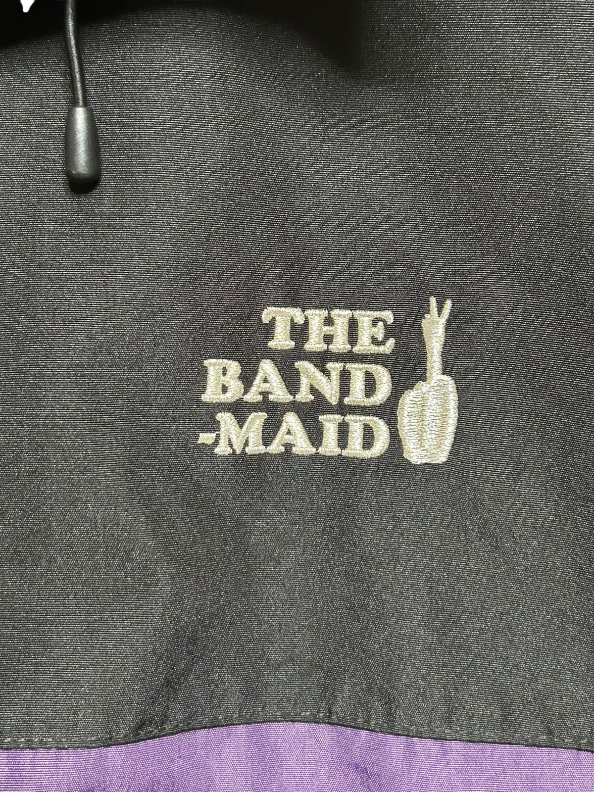 希少品 BAND-MAID バンドメイド マウンテン パーカー 紫 黒 オーバー 