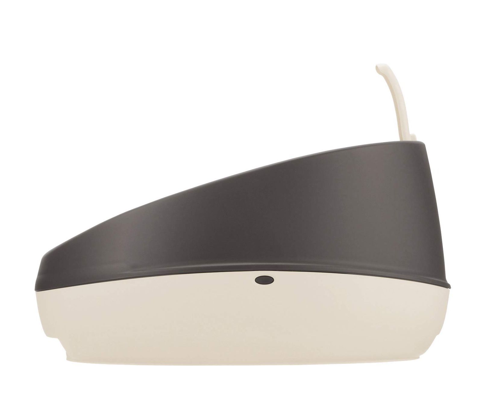  商品 ダークグレー ハーフカバー ネコトイレ ラプレ 猫用トイレ本体 リッチェル その他 文房具 事務用品