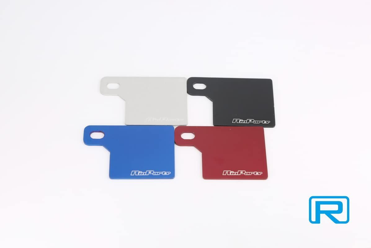 レッド 1112782 タイプ2 自賠責ステッカープレート RinParts