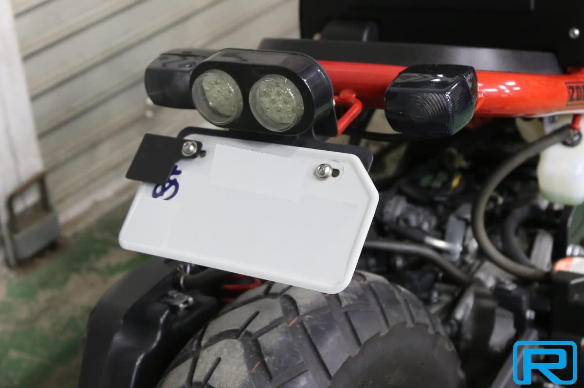  レッド 1112782 タイプ2 自賠責ステッカープレート RinParts その他 文房具 事務用品