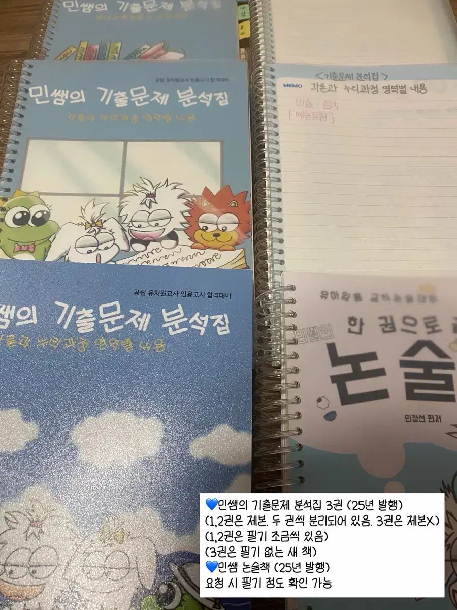 ミン先生 過去問分析本 要約ハド 논술本 ミン ジョンソン