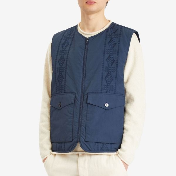 ペンドルトン メンズ アウター ベスト Pendleton Reversible Parachute Liner Vest Navy ネイビー