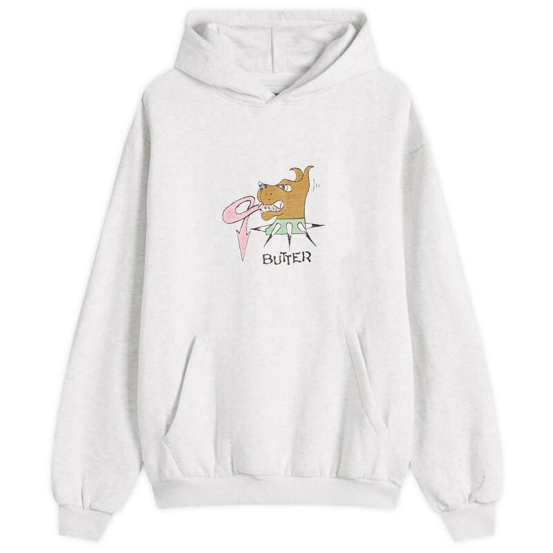 バターグッズ メンズ アウター パーカー スウェット Butter Goods Canine Hoodie Ash アッシュ