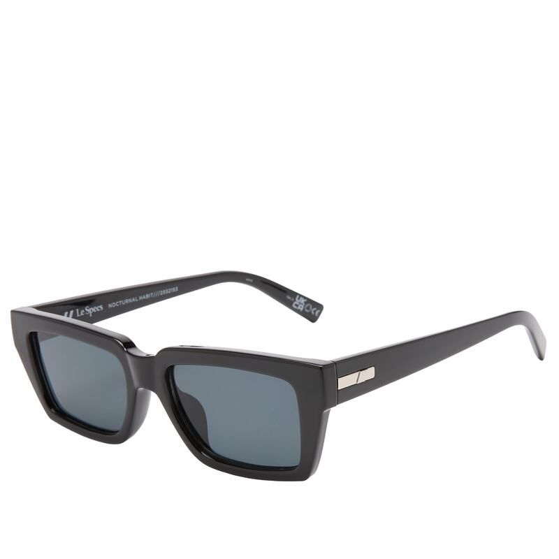 ルスペックス メンズ アクセサリー サングラス アイウェア Le Specs Nocturnal Habit Sunglasses Black Smoke Mono ブラック
