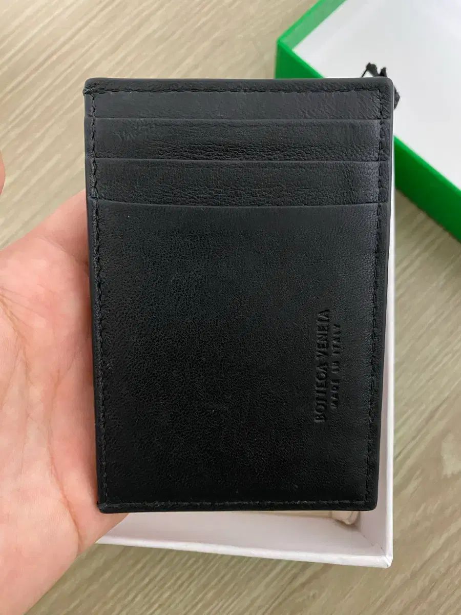 ボッテガ ヴェネタ カードケース カーフスキン ブラック