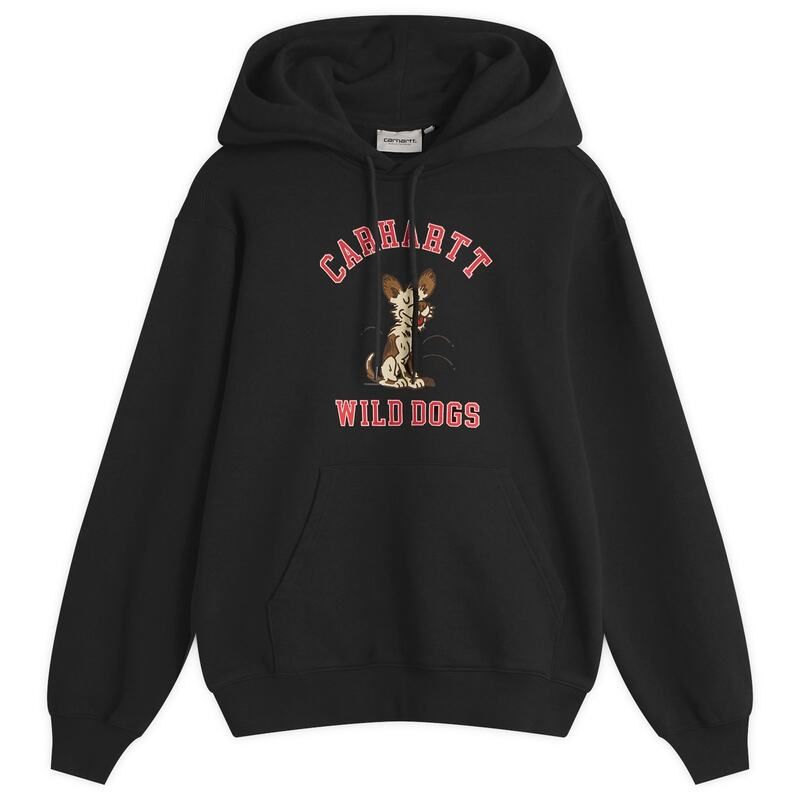 カーハート メンズ アウター パーカー スウェット シャツ Carhartt WIP Hooded Wildog Sweatshirt Black ブラック
