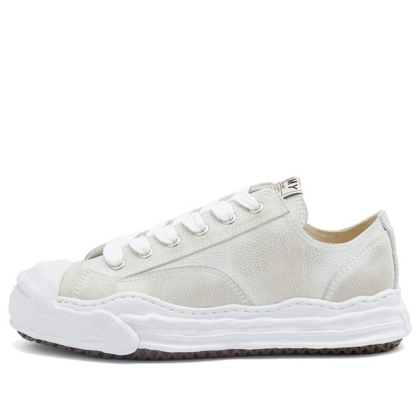ミハラ ヤスヒロ レディース シューズ スニーカー レザー Maison MIHARA YASUHIRO Hank Shrink Leather Sneaker White ホワイト