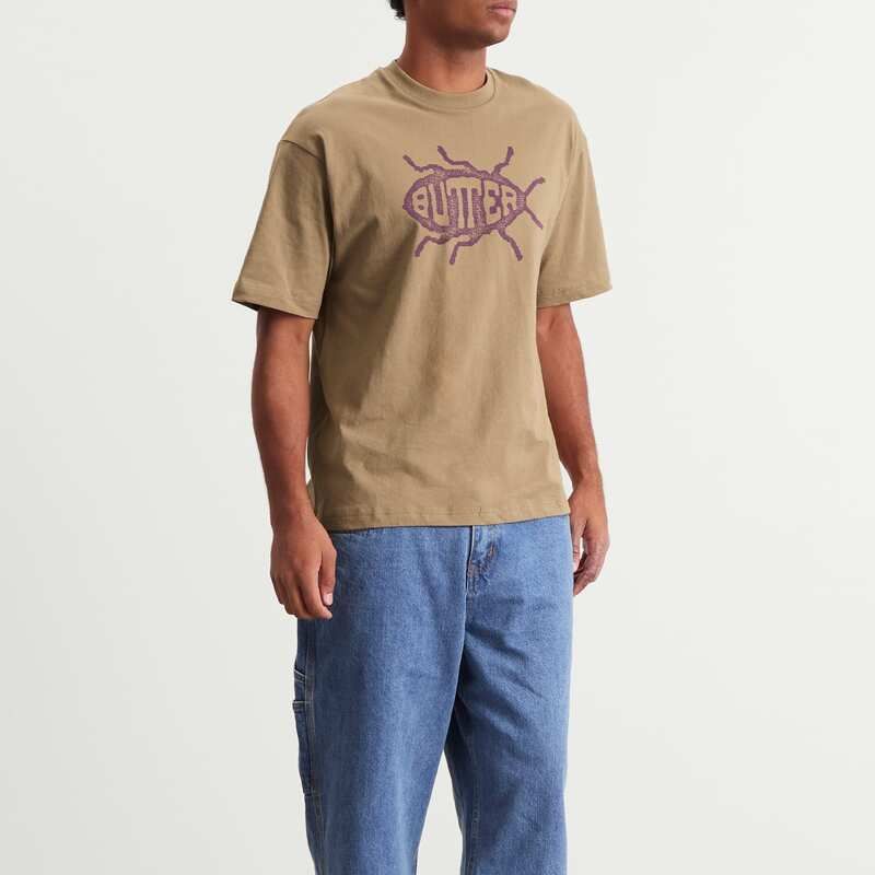 バターグッズ メンズ トップス Tシャツ Butter Goods Roach TShirt Stone ストーン