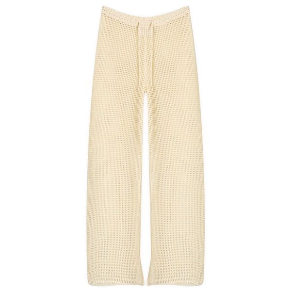 グッドアメリカン レディース ボトムス カジュアルパンツ Good American Crochet Pant Ecru エクリュ