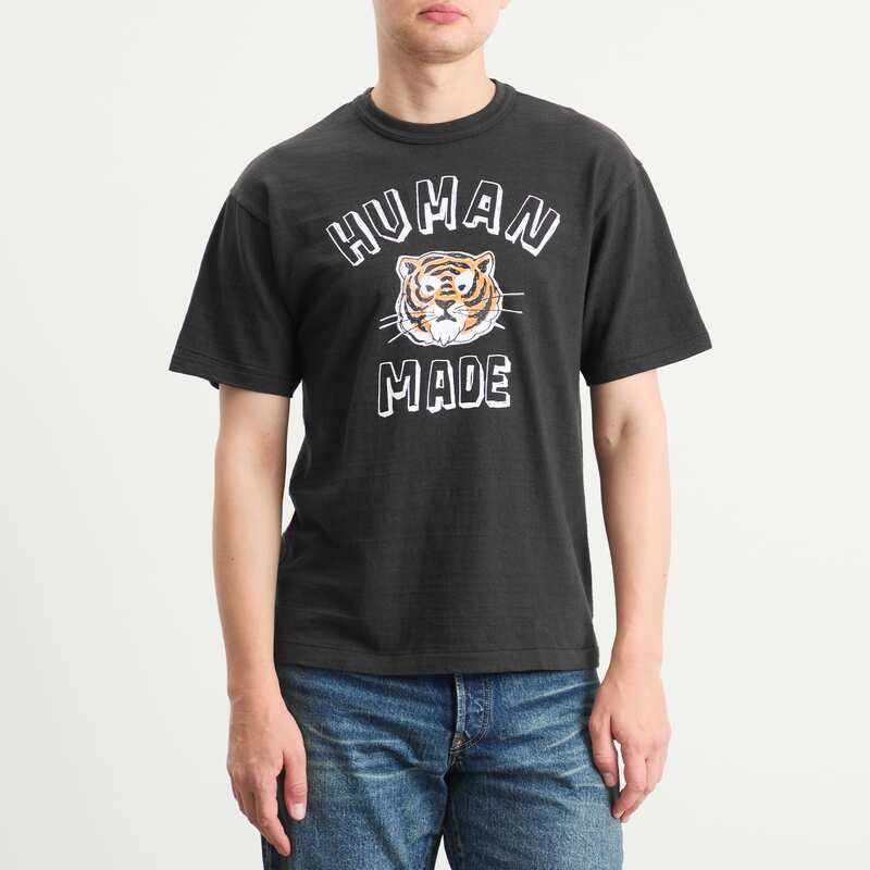 ヒューマンメイド メンズ トップス Tシャツ Human Made Drawn Tiger TShirt Black ブラック