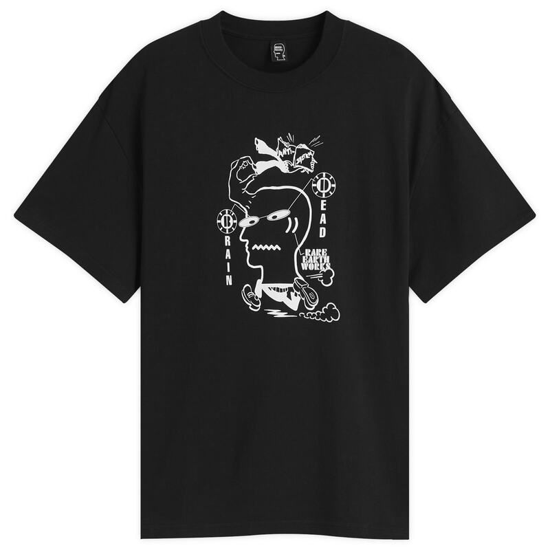 ブレインデッド メンズ トップス Tシャツ Brain Dead Earth Works TShirt Black ブラック
