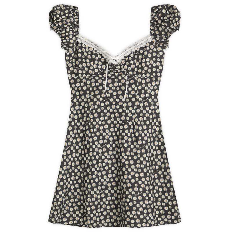 ハウスオブサニー レディース トップス ワンピース ミニ House of Sunny Ditsy Daisy Mini Dress Multi マルチカラー