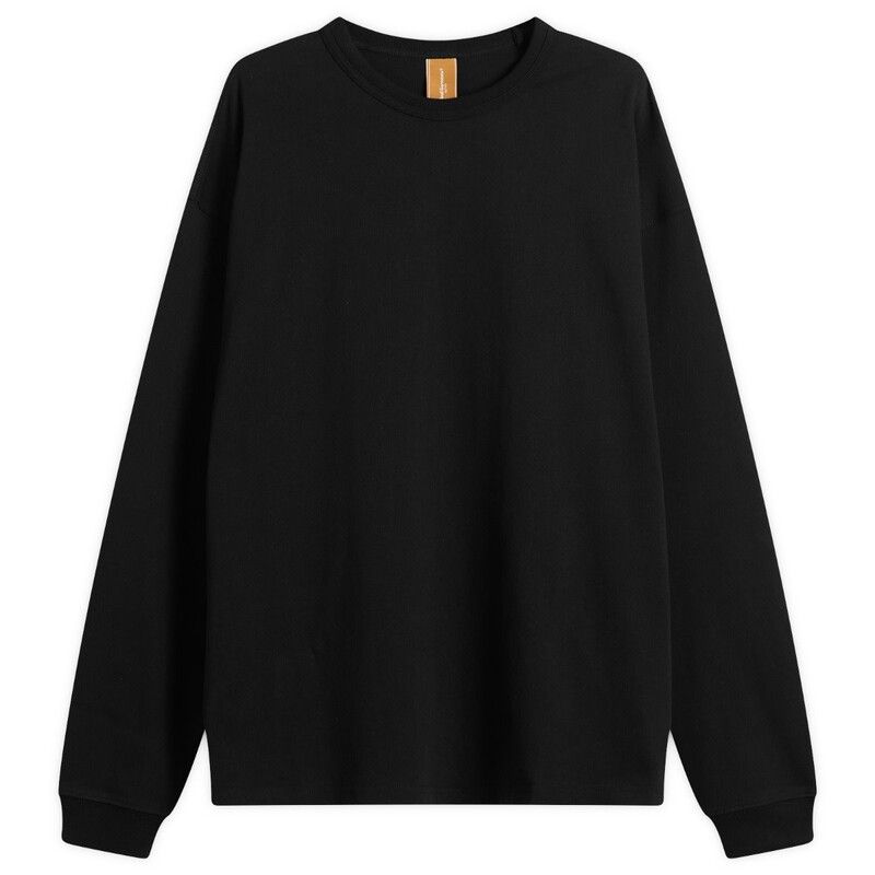 フリズムワークス メンズ トップス Tシャツ FrizmWORKS OG Double Rib Longsleeve TShirt Black ブラック