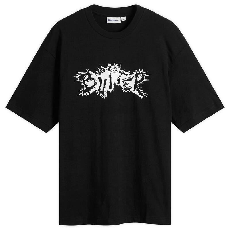 バターグッズ メンズ トップス Tシャツ Butter Goods Eruption TShirt Black ブラック