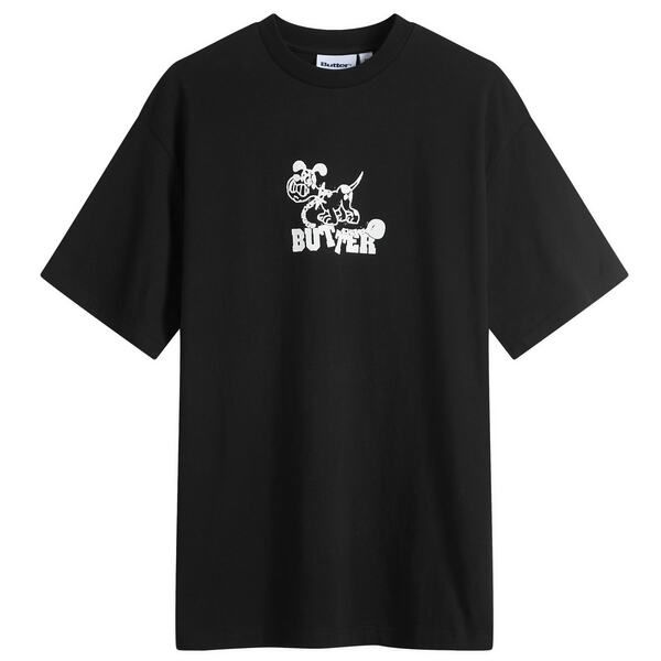 バターグッズ メンズ トップス Tシャツ Butter Goods Unleash TShirt Black ブラック