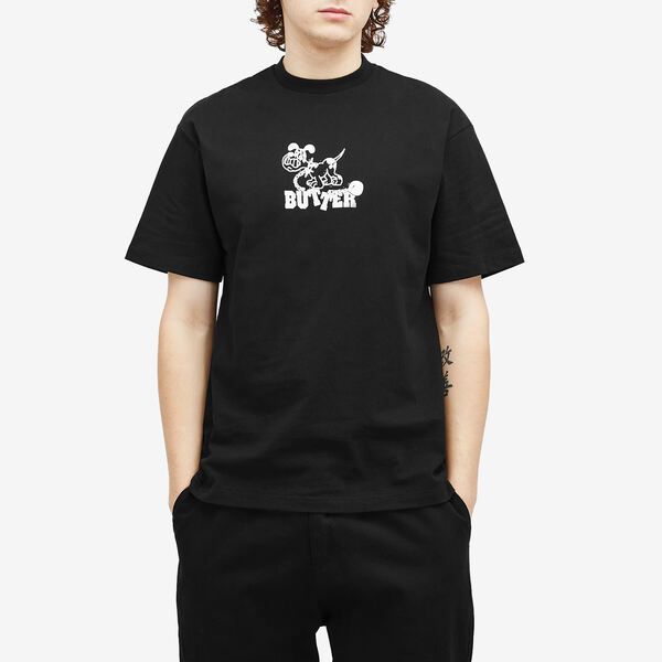 バターグッズ メンズ トップス Tシャツ Butter Goods Unleash TShirt Black ブラック